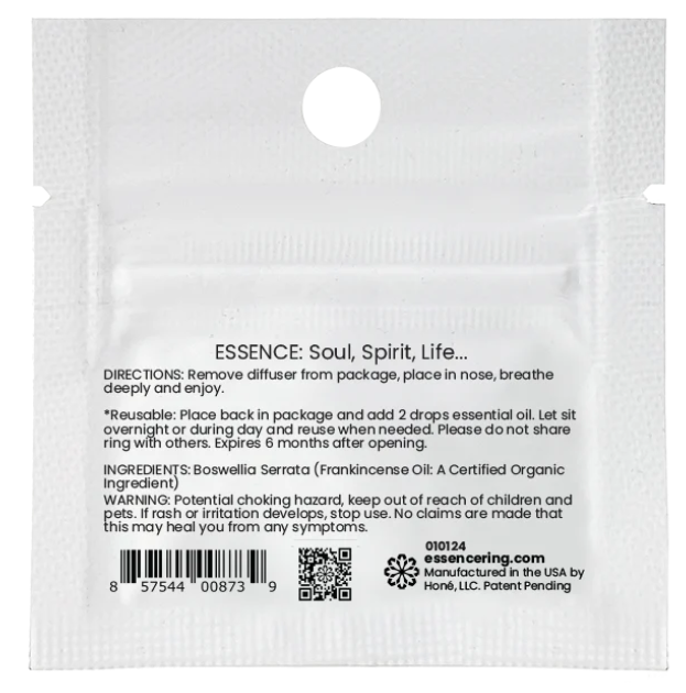 Frankincense Nasal Diffuser Ring